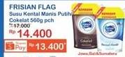 Promo Harga FRISIAN FLAG Susu Kental Manis Putih, Cokelat 560 gr - Indomaret