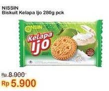 Promo Harga Nissin Coconut Biscuits Kelapa Ijo 280 gr - Indomaret
