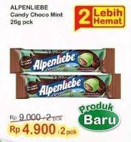 Promo Harga ALPENLIEBE Candy Choco Mint per 2 pouch 26 gr - Indomaret