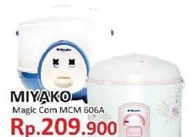 Promo Harga MIYAKO MCM 606 A | Rice Cooker  - Yogya