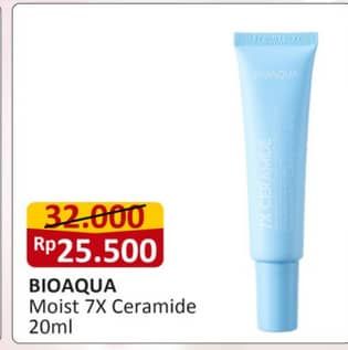 Promo Harga BIOAQUA 7X Ceramide Skin Barriers Moisturize Cream 20 gr - Alfamart