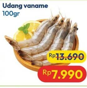 Promo Harga Udang Vanamae per 100 gr - Hypermart
