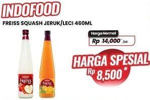 Promo Harga Freiss Syrup Squash Lychee, Orange 500 ml - Carrefour