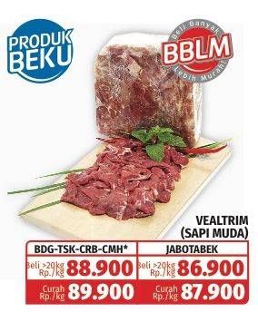 Promo Harga Sapi Veal Trim Sapi Muda  - Lotte Grosir