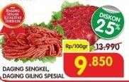 Promo Harga Daging Sengkel/Daging Giling Spesial  - Superindo