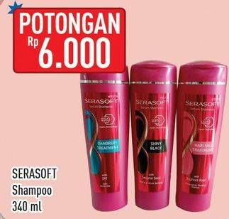 Promo Harga SERASOFT Shampoo 340 ml - Hypermart