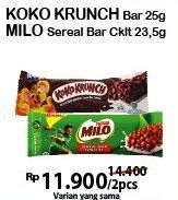 Promo Harga NESTLE KOKO KRUNCH Chocolate Bar per 2 pcs 25 gr - Alfamart