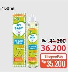 Promo Harga MY BABY Minyak Telon Plus 150 ml - Alfamart