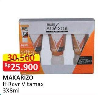 Promo Harga MAKARIZO Hair Recovery Vitamax per 3 pcs 8 ml - Alfamart