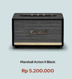 Promo Harga MARSHALL ACTON II Black  - iBox