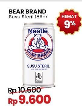 Promo Harga Bear Brand Susu Steril 189 ml - Indomaret