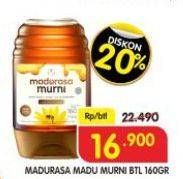 Promo Harga Madurasa Madu Murni 160 gr - Superindo