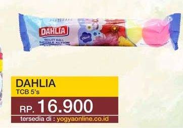 Promo Harga DAHLIA Naphthalene Toilet Ball 5 pcs - Yogya