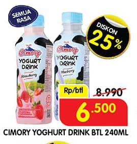 Promo Harga Cimory Yogurt Drink All Variants 250 ml - Superindo