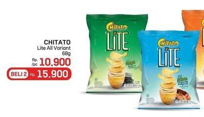 Promo Harga Chitato Lite Snack Potato Chips All Variants 68 gr - LotteMart