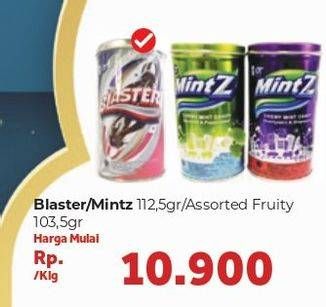 Promo Harga BLASTER/MINTZ Candy  - Carrefour