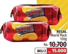 Promo Harga REGAL Marie per 2 pouch 120 gr - LotteMart