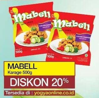 Promo Harga MABELL Chicken Karaage 500 gr - Yogya