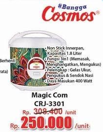 Promo Harga Cosmos CRJ 3301 | Rice Cooker  - Hari Hari