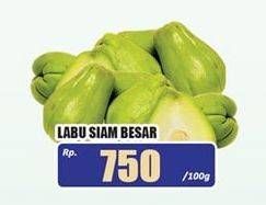 Promo Harga Labu Siam Besar per 100 gr - Hari Hari