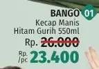 Promo Harga Bango Kecap Manis Hitam Gurih 550 ml - LotteMart