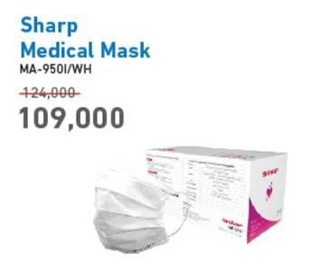 Promo Harga SHARP Medical Face Mask MA-9501 50 pcs - Electronic City