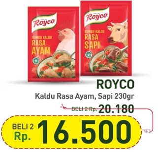 Promo Harga Royco Penyedap Rasa Sapi, Ayam 230 gr - Hypermart