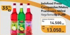 Promo Harga Freiss Syrup Cocopandan, Frambozen, Melon 500 ml - Carrefour