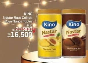 Promo Harga Kino Nastar Chocolate, Nanas 140 gr - LotteMart
