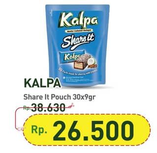 Promo Harga Kalpa Wafer Cokelat Kelapa Share It per 30 pcs 9 gr - Hypermart