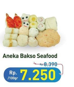 Promo Harga Aneka Bakso Seafood per 100 gr - Hypermart