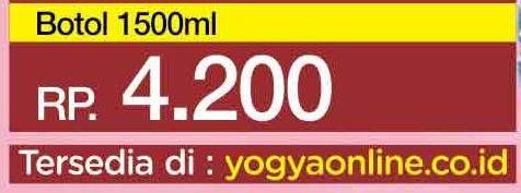 Promo Harga AQUA Air Mineral 1500 ml - Yogya
