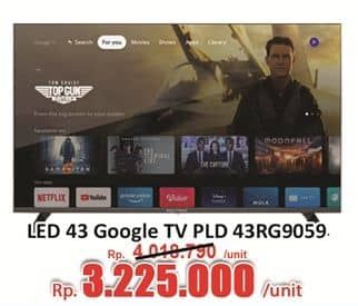 Promo Harga Polytron Smart Cinemax Google TV 43 Inch – PLD 43RG9059  - Hari Hari
