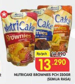 Promo Harga Nutricake Instant Cake Brownies All Variants 230 gr - Superindo