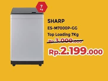 Promo Harga Sharp ES-M7000P-GG  - Yogya