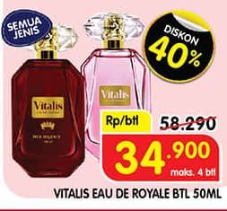 Promo Harga Vitalis Eau De Toilette Royale All Variants 50 ml - Superindo