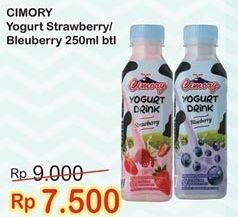Promo Harga CIMORY Yogurt Drink Low Fat Strawberry, Blueberry 250 ml - Indomaret