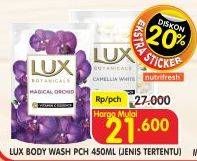 Promo Harga LUX Body Wash Jenis Tertentu 450 ml - Superindo