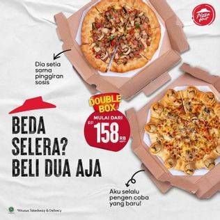 Promo Harga PIZZA HUT Double Box  - Pizza Hut