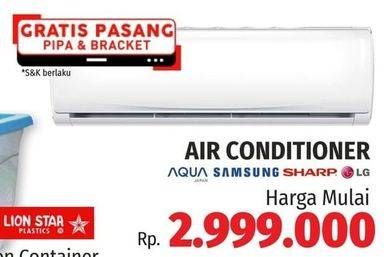Promo Harga AQUA/ SAMSUNG/ SHARP/ LG Air Conditioner  - Lotte Grosir