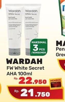 Promo Harga WARDAH Facial Wash White Secret 100 ml - Yogya