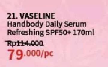 Promo Harga Vaseline Intensive Care  - Guardian