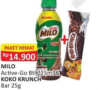 Promo Harga Milo Active-Go Btl & Koko Krunch Bar  - Alfamart