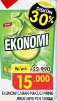 Promo Harga Ekonomi Pencuci Piring Power Liquid Jeruk Nipis 1500 ml - Superindo