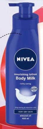 Promo Harga NIVEA Body Lotion Intensive Milk 400 ml - LotteMart