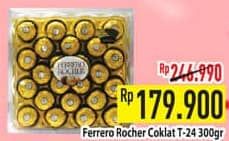 Promo Harga Ferrero Rocher Chocolate T24 300 gr - Hypermart