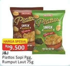 Promo Harga PIATTOS Snack Kentang Sapi Panggang, Seaweed 75 gr - Alfamart