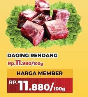 Promo Harga Daging Rendang Sapi per 100 gr - Yogya