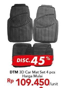 Promo Harga DTM Car Mat  - Carrefour
