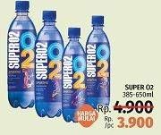 Promo Harga SUPER O2 Silver Oxygenated Drinking Water 385 ml - LotteMart